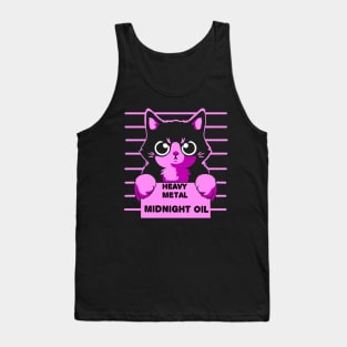 Midnight oil cats Tank Top